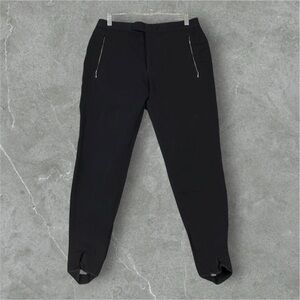 Vintage Black Ski Pants 1960s Medium